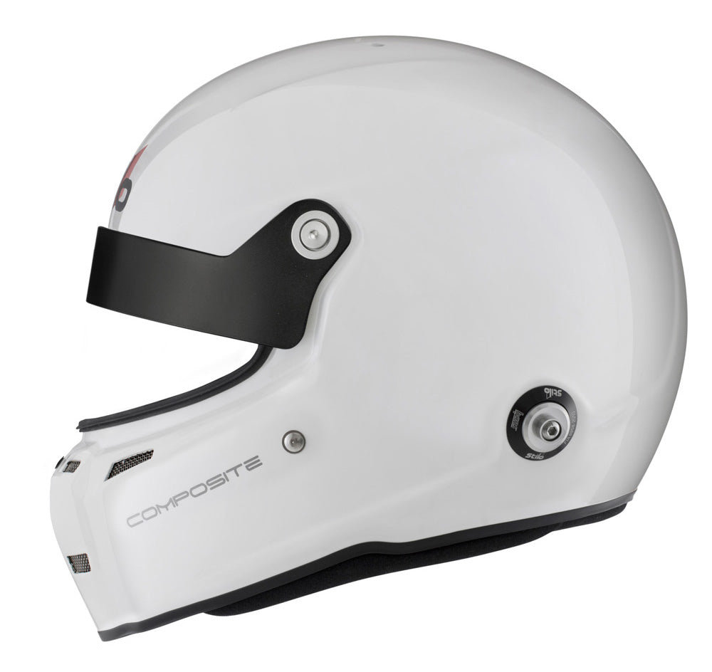 STILO AA0712AG2T540101 ST5GT N COMPOSITE Racing full face helmet, HANS, SA2020/FIA, white/black, size 54 Photo-3 