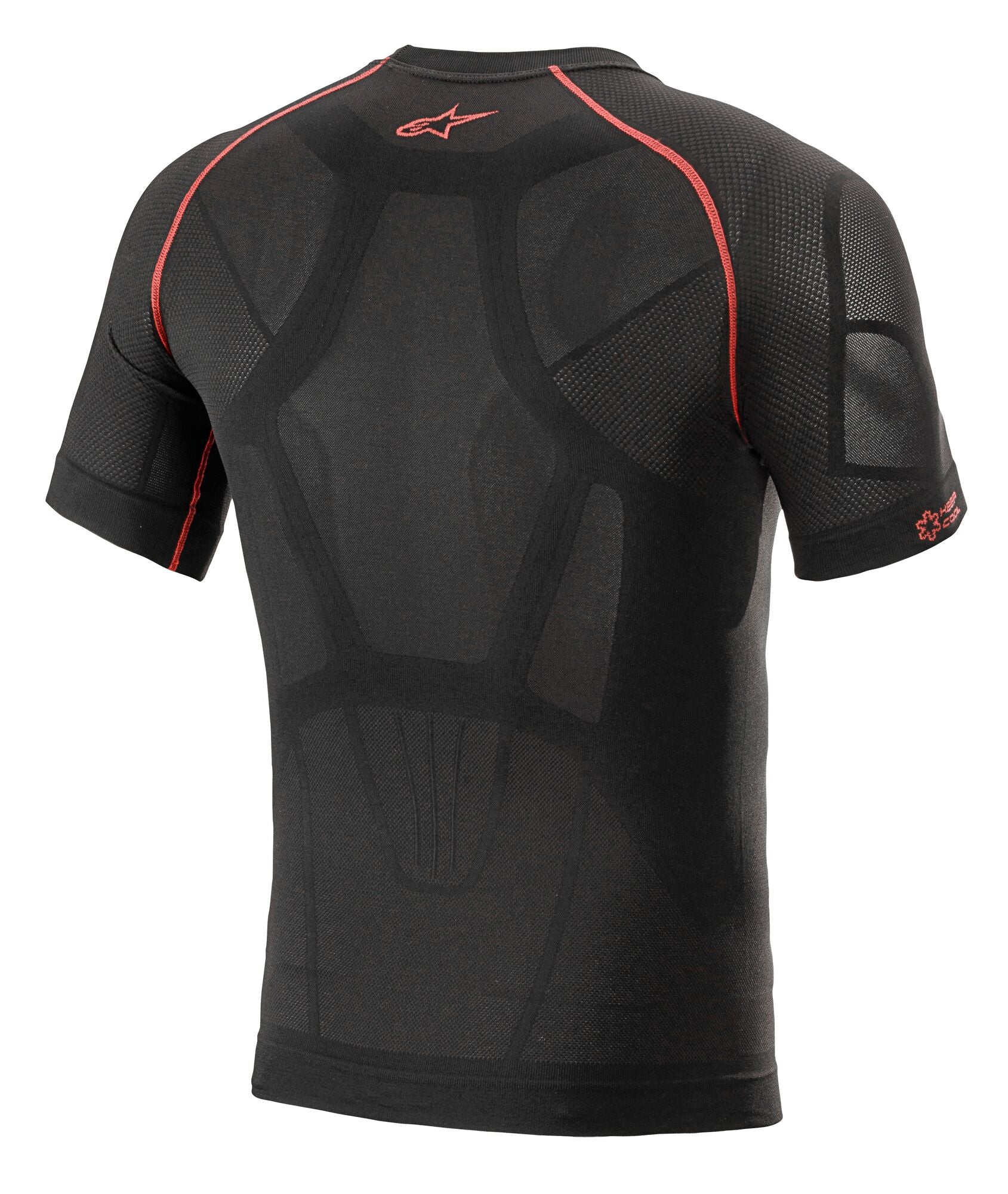 ALPINESTARS 4752721_13_M/L RIDE TECH V2 TOP Short sleeve SUMMER, black/red, Size M/L Photo-1 