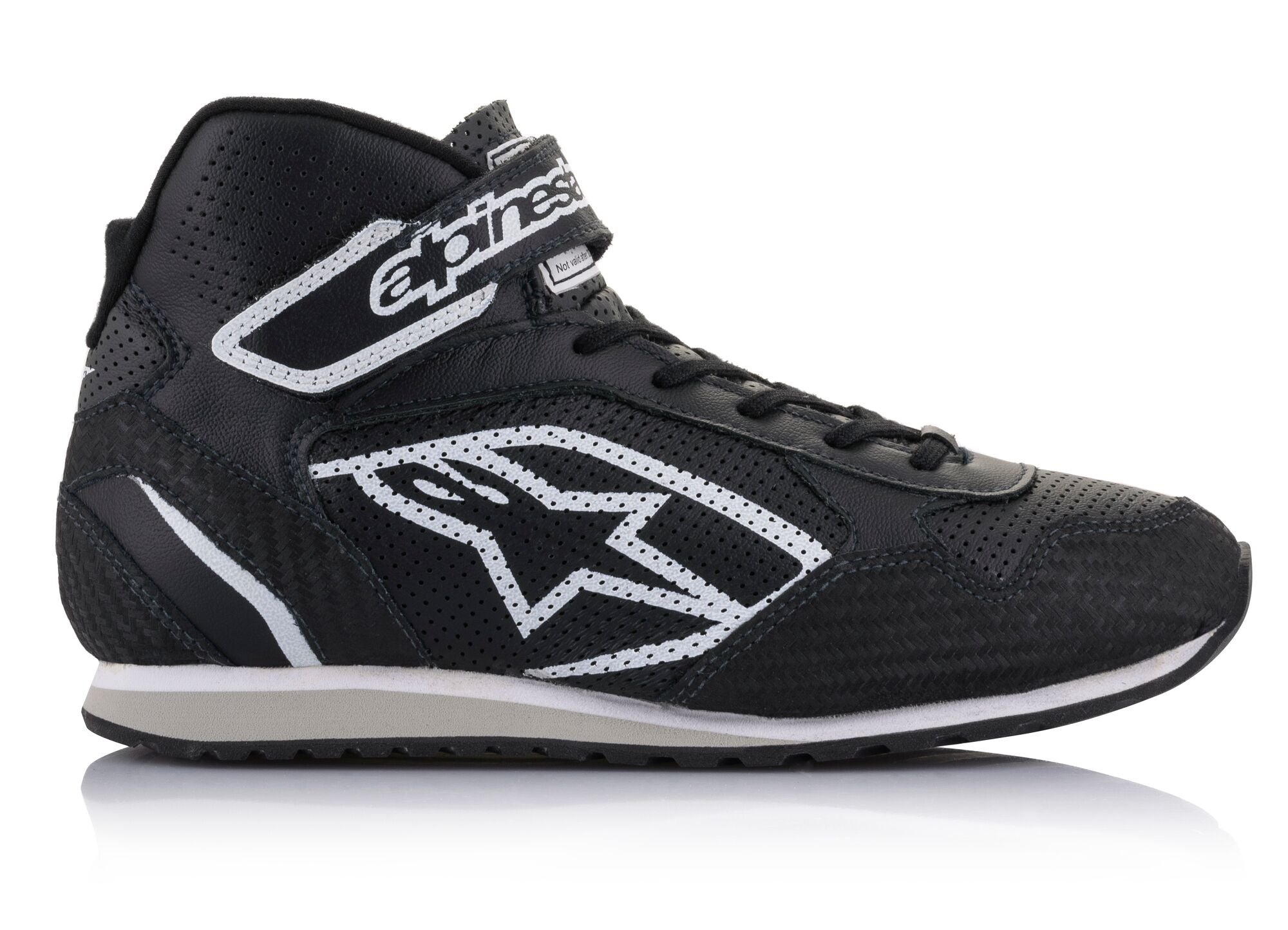 ALPINESTARS 2719021_12_13 Mechanic's shoes RADAR, FIA 8856-2018, black/white, Size 47 Photo-1 