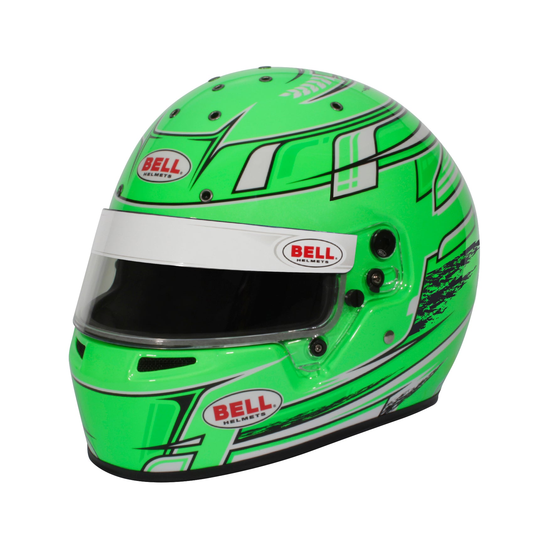 BELL 1311112 Karting helmet KC7-CMR CHAMPION (CIK, CMR2016), green, size 55 (6 7/8) Photo-0 