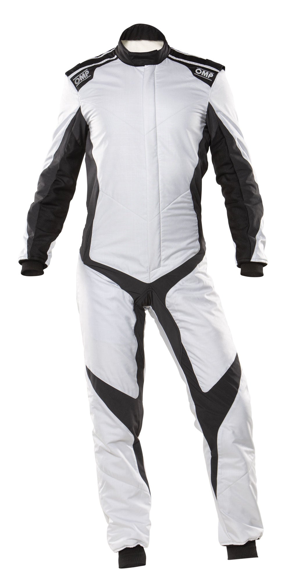 OMP IA0-1861-A01-083-54 (IA0186108354) Racing suit ONE EVO X, FIA 8856-2018, silver/black, size 54 Photo-0 