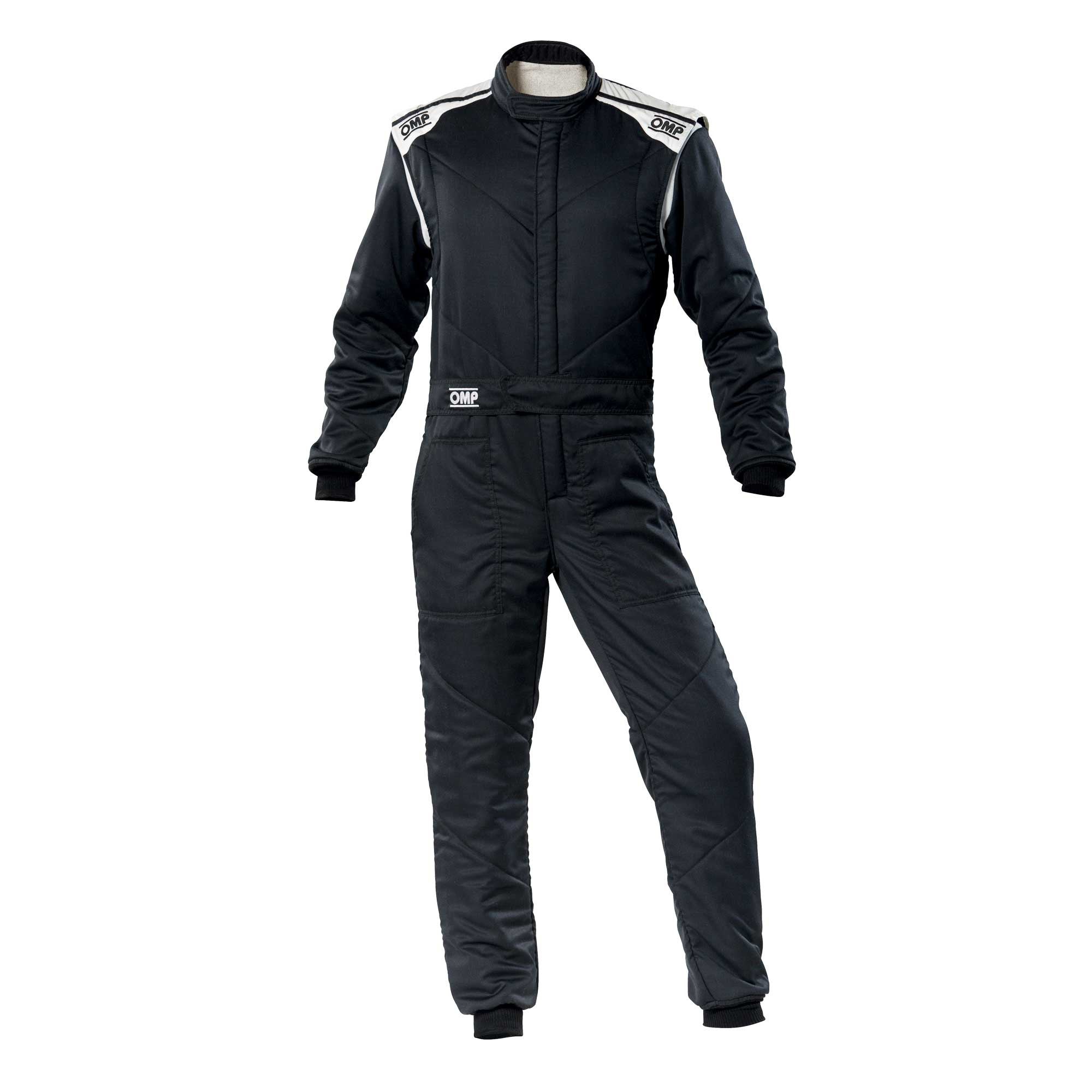 OMP IA0-1828-E01-071-58 (IA01828D07158) Racing suit FIRST-S MY2020, FIA 8856-2018, black, size 58 Photo-0 