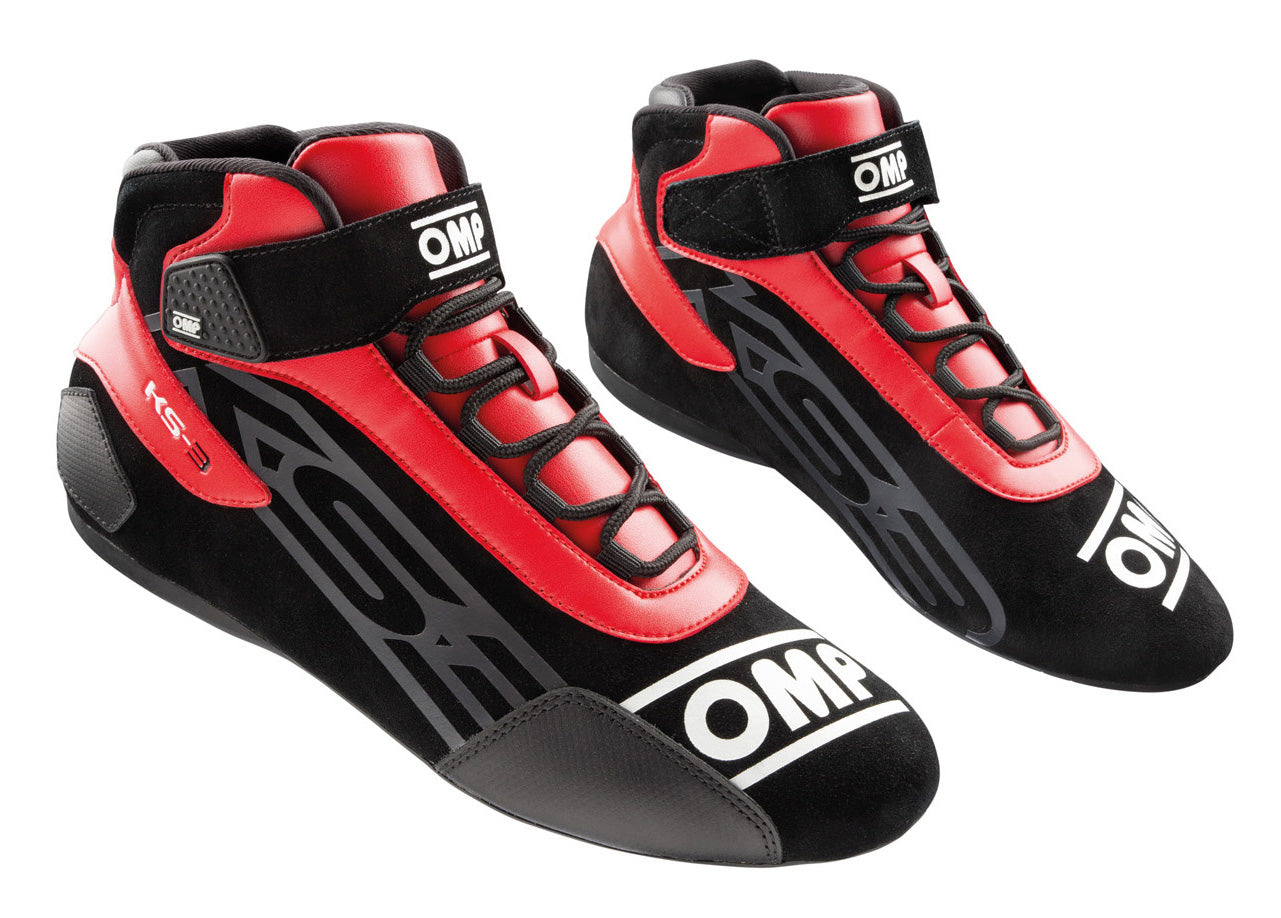 OMP KC0-0826-A01-073-41 (IC/82607341) KS-3 MY2021 Karting shoes, black/red, size 41 Photo-0 