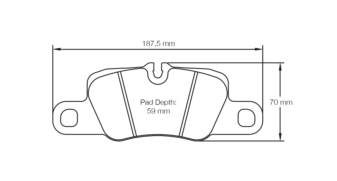 PAGID 4909-RSC2 Rear brake pads PORSCHE 991 Carrera S/4S (iron) Photo-0 