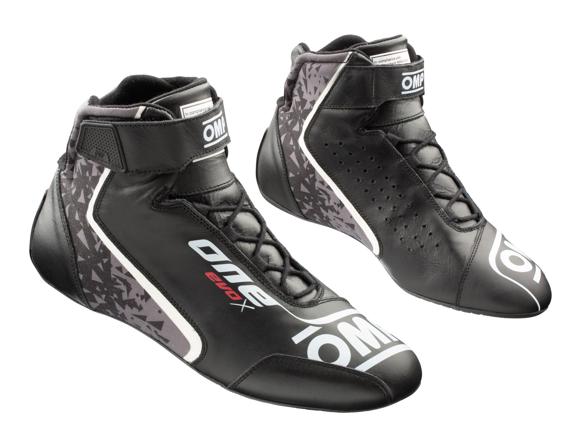 OMP IC0-0806-B01-071-42 (IC/806E07142) ONE EVO X Racing shoes, FIA 8856-2018, black, size 42 Photo-0 