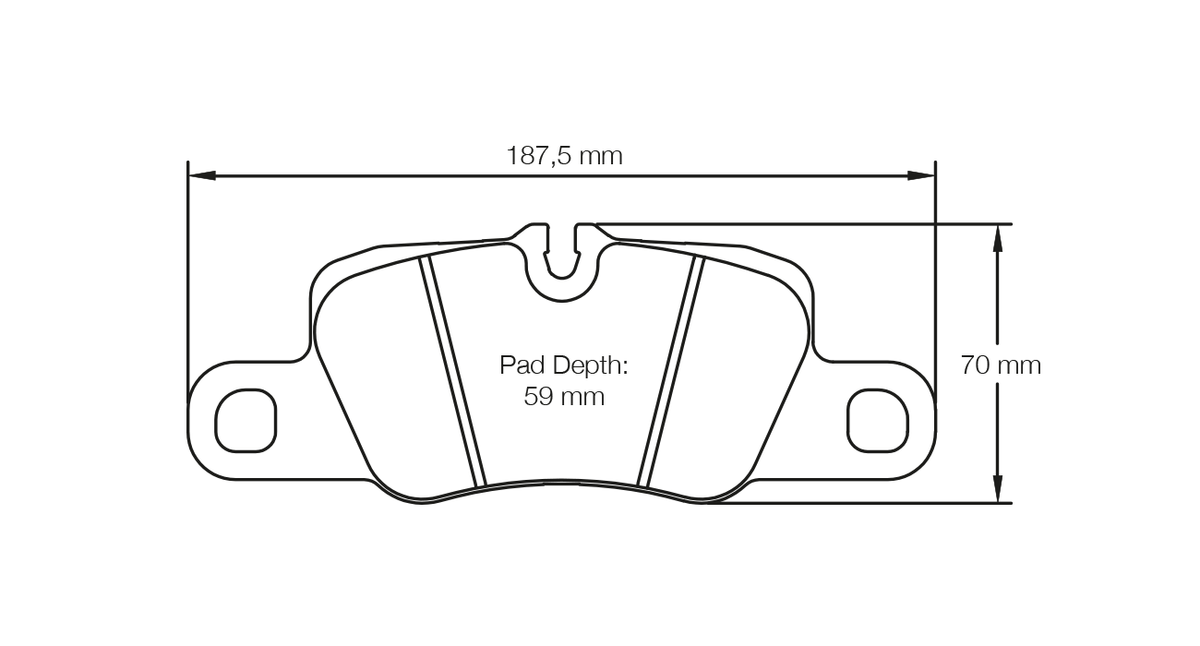 PAGID 4909-RSL1 Rear Brake Pads for PORSCHE 991.2 3.0 Carrera GTS / 992 3.0 Carrera 4S (iron brakes) Photo-0 