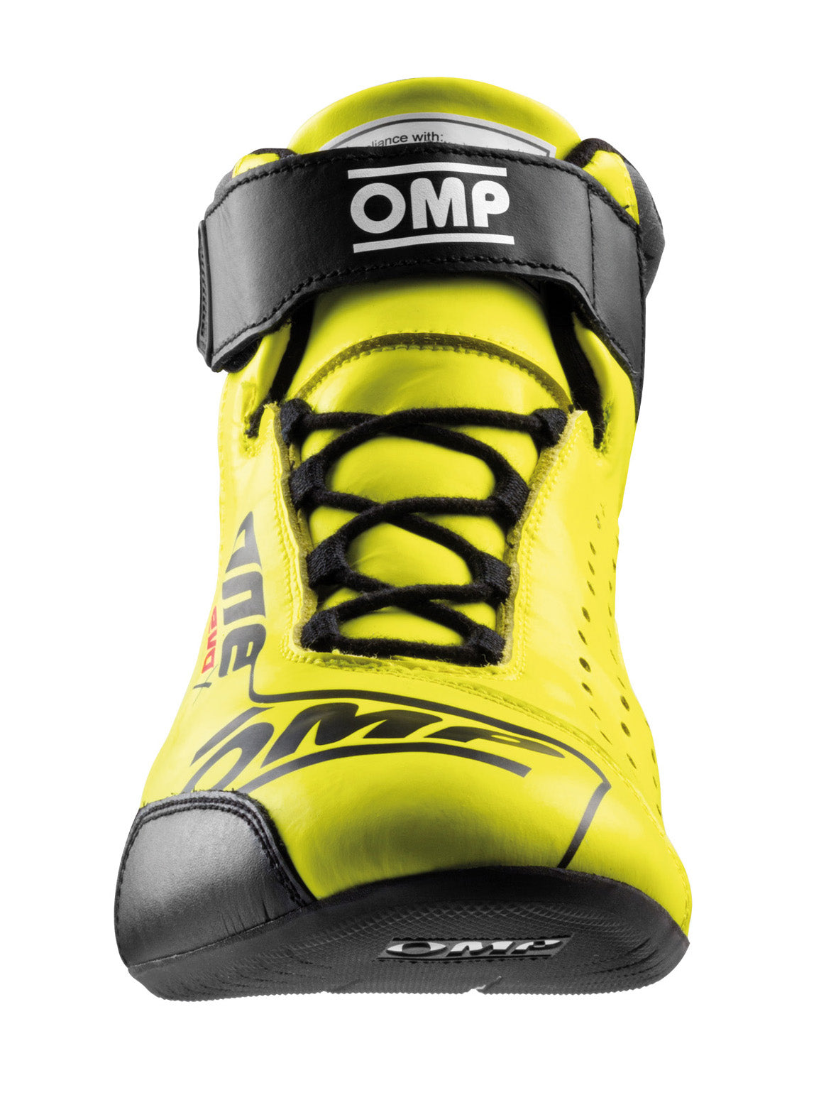 OMP IC0-0806-B01-099-43 (IC/806E09943) ONE EVO X Racing shoes, FIA 8856-2018, fluo yellow, size 43 Photo-2 