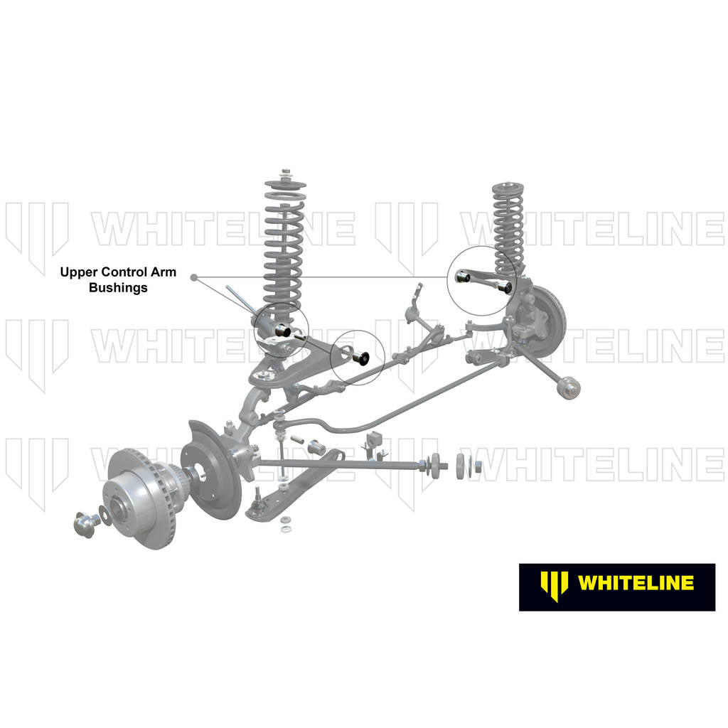 WHITELINE W53468 Front Upper Control Arm - Bushing Kit for Nissan Nazara D22 2wd/4wd Photo-2 
