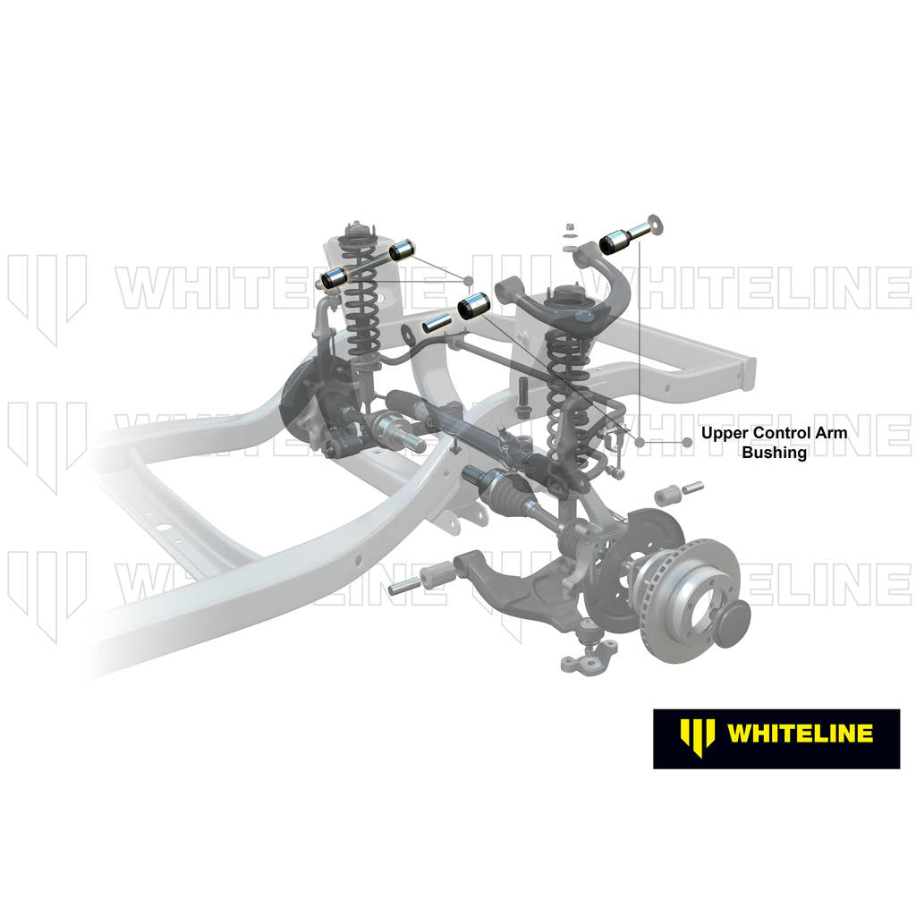 WHITELINE W53471 Front Upper Control Arm - Bushing Kit for Mitsubishi Pajero NM-NX Photo-1 