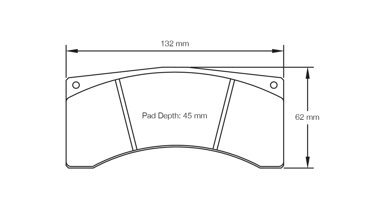PAGID 8060-RS36 Brake Pads for AP Racing CP7031 - 4S0L / 5S0L D32 (F3 caliper) Photo-0 