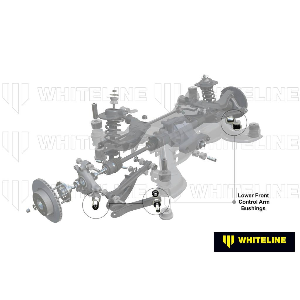 WHITELINE W63422 Rear Control Arm Bushing - Lower Front Photo-1 