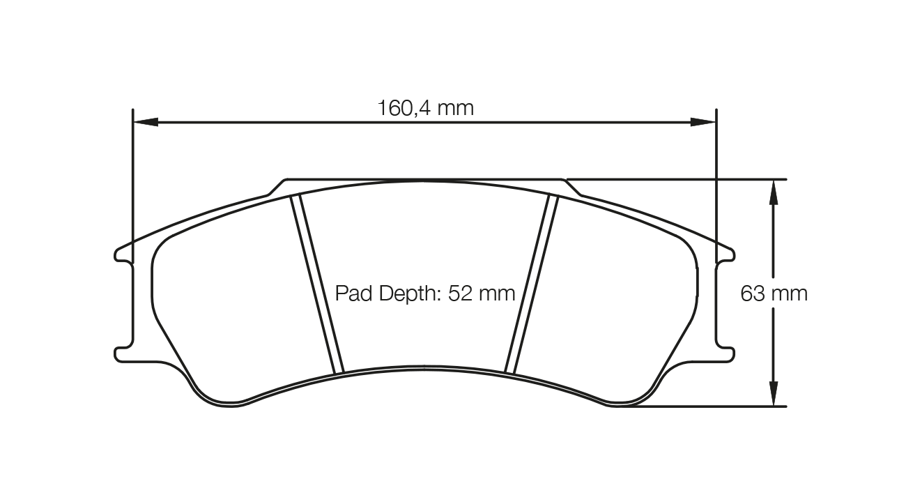 PAGID 4923-RSL1 Brake pads RSL1 PFC ZR53 6 piston [D52] Photo-0 