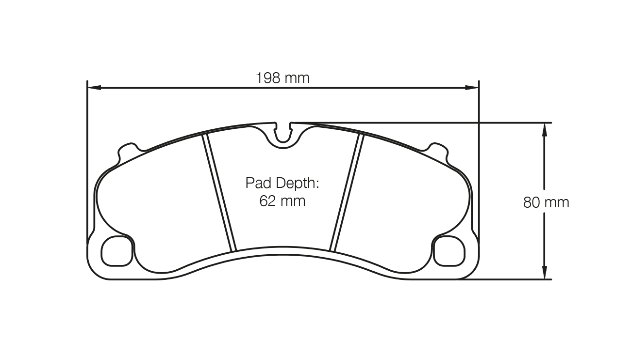 PAGID 4924-RSL29 Front Brake Pads for PORSCHE 991 Turbo / GT3 / 981 Cayman GT4 / 718 Cayman GT4 (4.0) Iron Brakes Photo-0 
