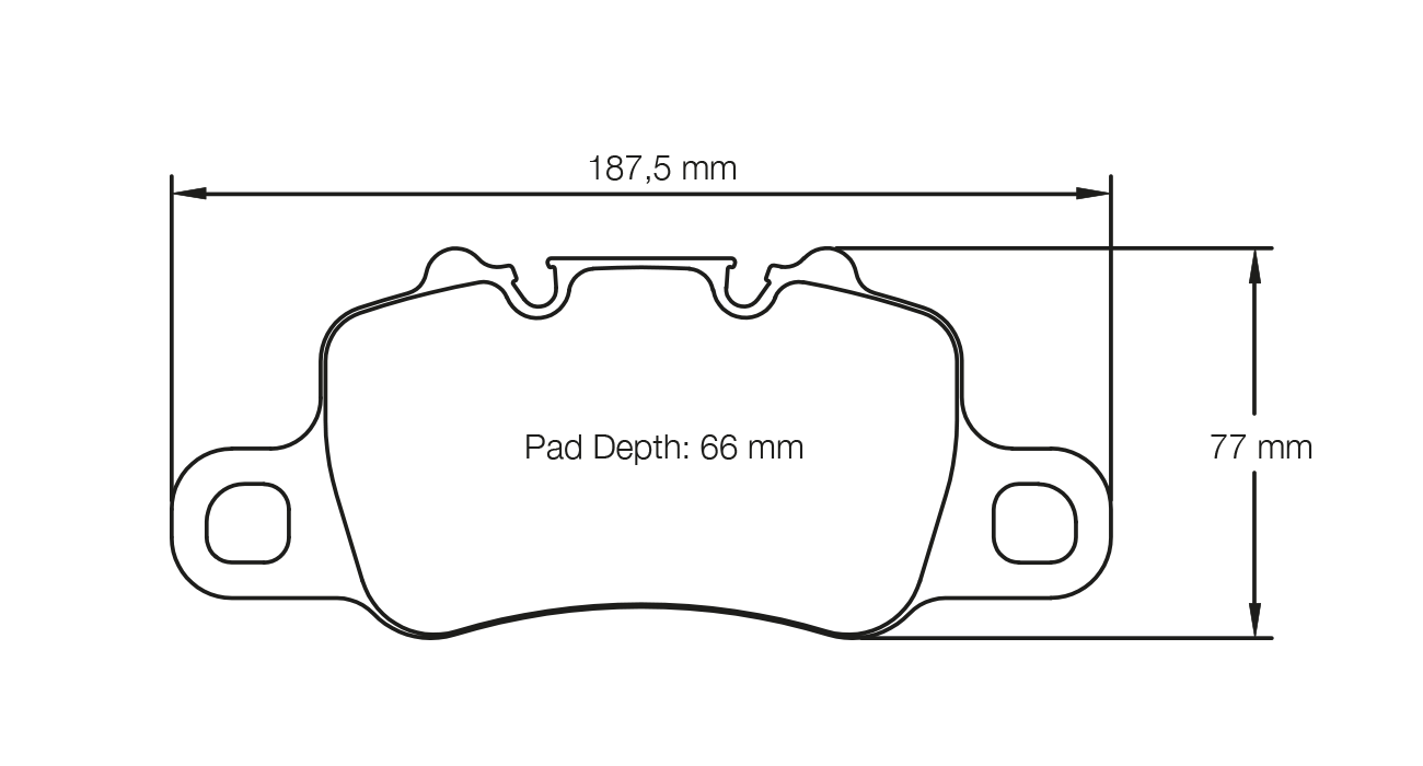 PAGID 4925-RSC2 Rear Brake Pads for PORSCHE 991 / 992 GT3 / GT3RS / GT2RS / Turbo / 981 / 982 / 718 Cayman GT4 / GT4RS PCCB Photo-0 