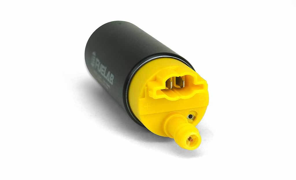 FUELAB 49441 In-Tank Fuel Pump (340 LPH @ 3 bar, 13.5v) Inlet Offset from Outlet Photo-3 