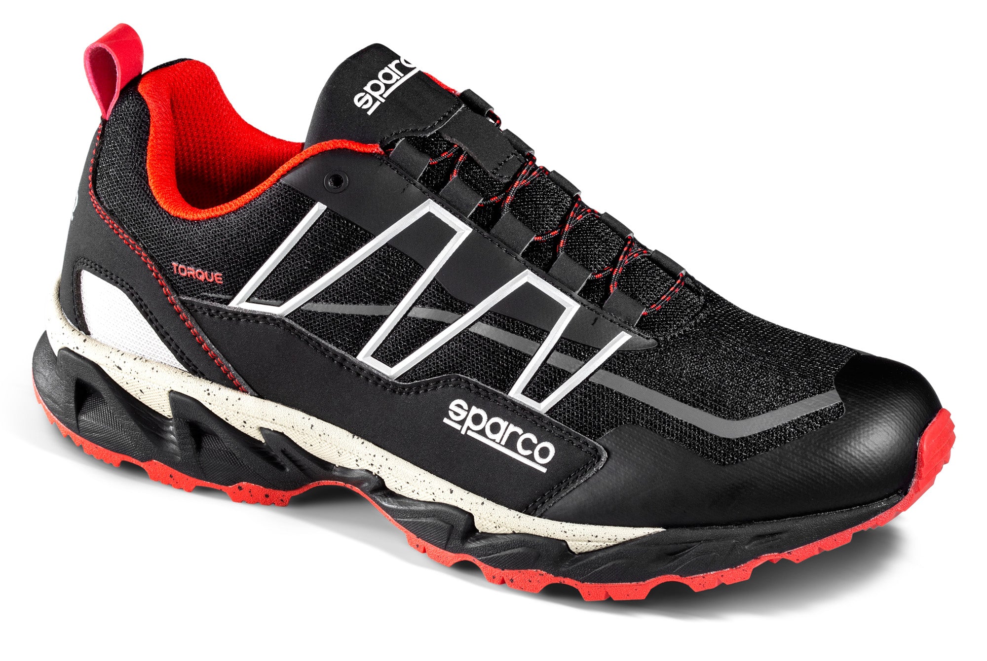 SPARCO 00128945NRRS TORQUE Mechanic shoes, black/red, size 45 Photo-2 