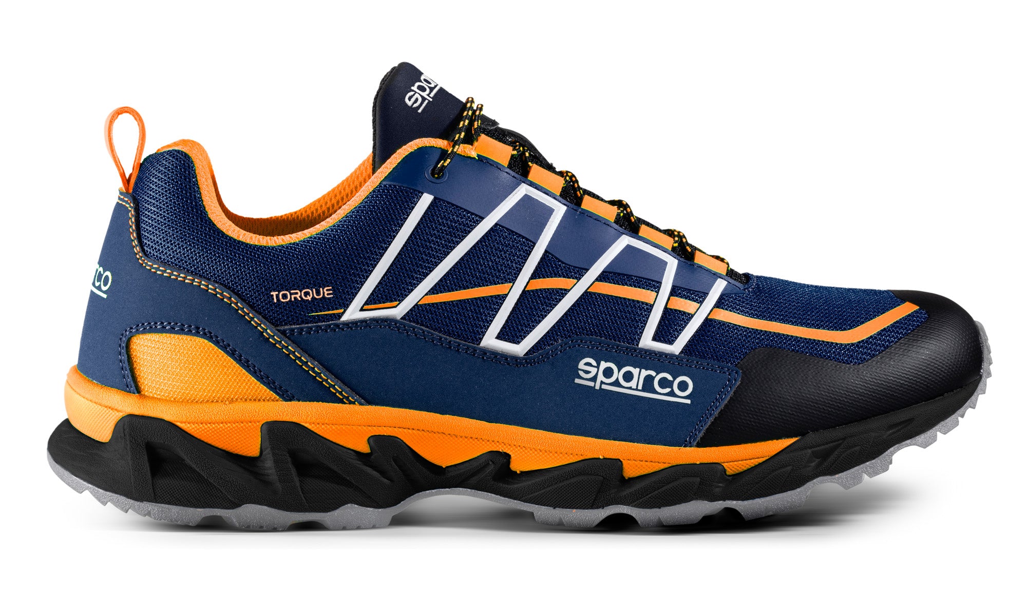 SPARCO 00128942BMAF TORQUE Mechanic shoes, blue navy/orange, size 42 Photo-0 