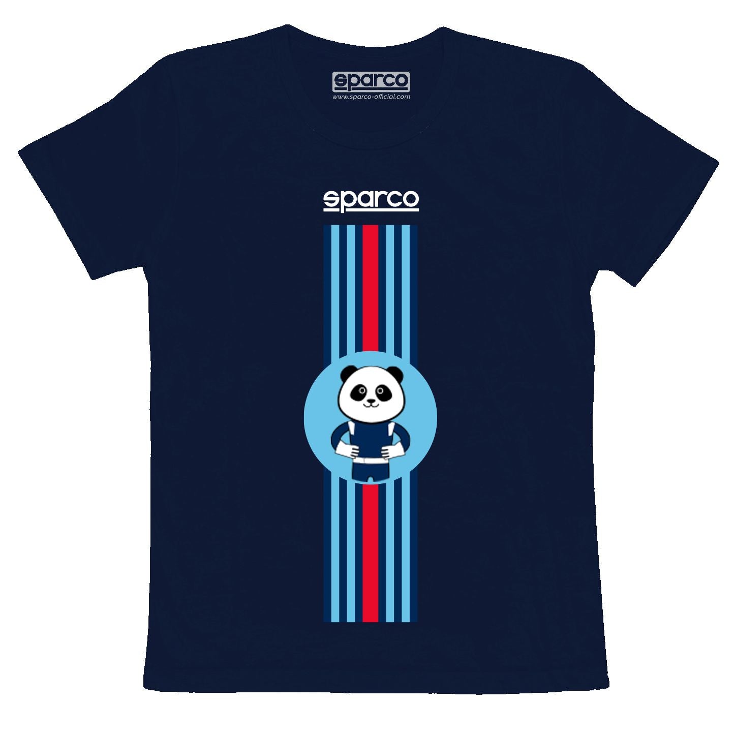 SPARCO 017020BM0506 T-SHIRT STRIPES DESIGN, navy blue, size 5-6 years Photo-0 