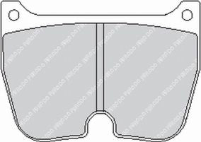 FERODO FRP1058R Brake Pads DS3000 for Caliper Alcon PNF0084X272 Photo-0 