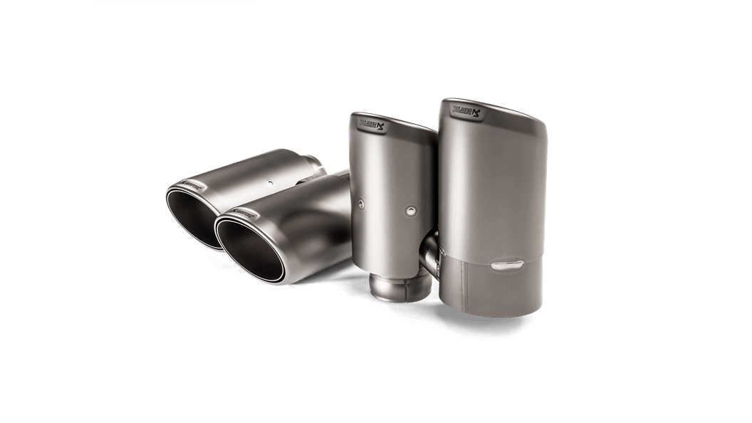 AKRAPOVIC TP-T/S/23 Tail pipe set (Titanium) PORSCHE 536 Cayenne (E3) Photo-0 