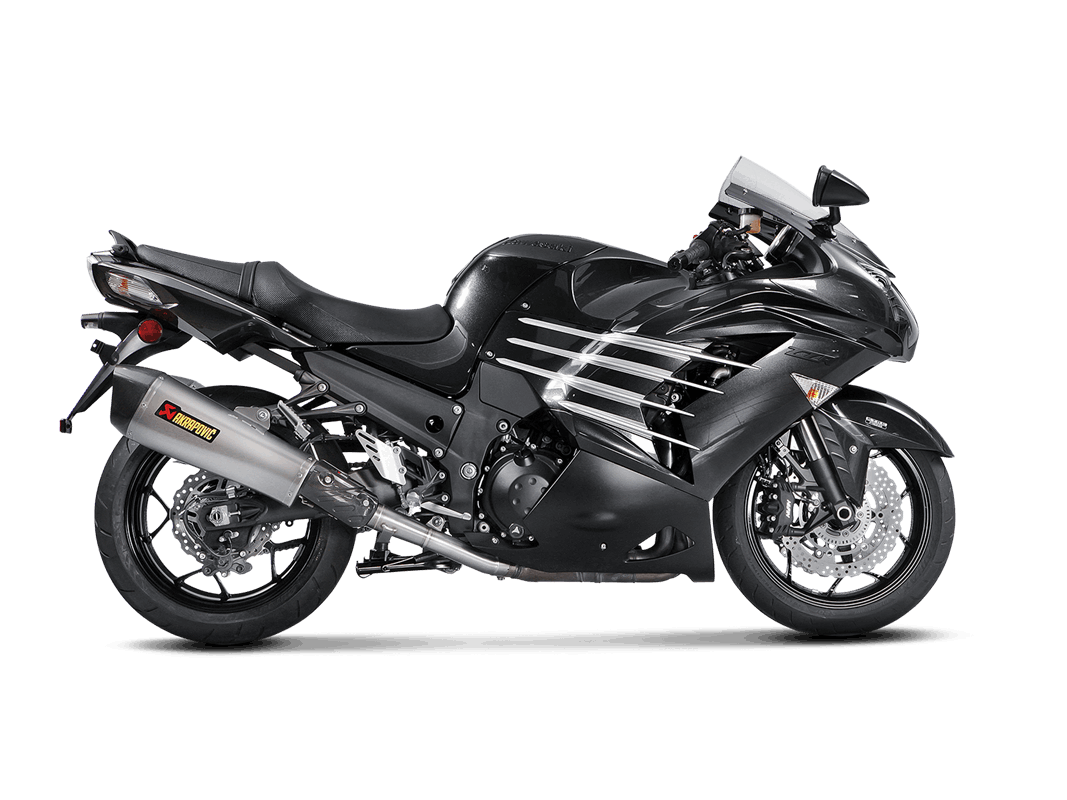 AKRAPOVIC S-K14SO6-HZAAT Slip-On Line (Titanium) Kawasaki ZZR 1400, ZX14R 2016-16 Photo-1 