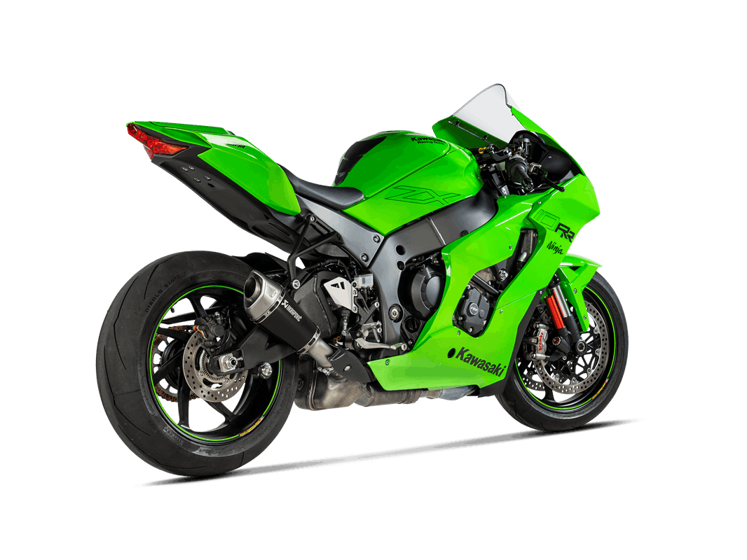 AKRAPOVIC S-K10SO28-ASZTBL Slip-On Line (Titanium) for KAWASAKI NINJA ZX-10RR 2021 Photo-2 