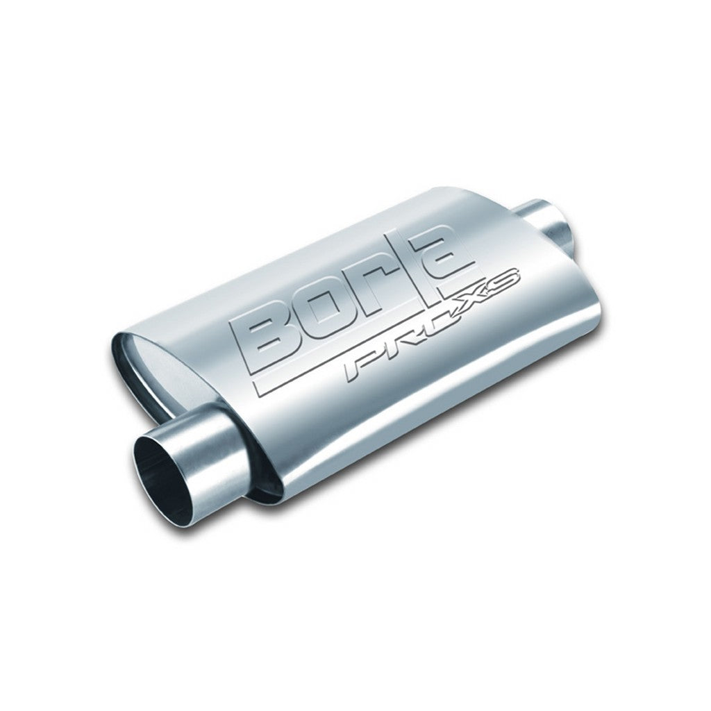 BORLA 40659 ProXS™ Muffler Center / Offset Oval 2,5" in / out, 14" x 4.25" x 7.88" Photo-0 