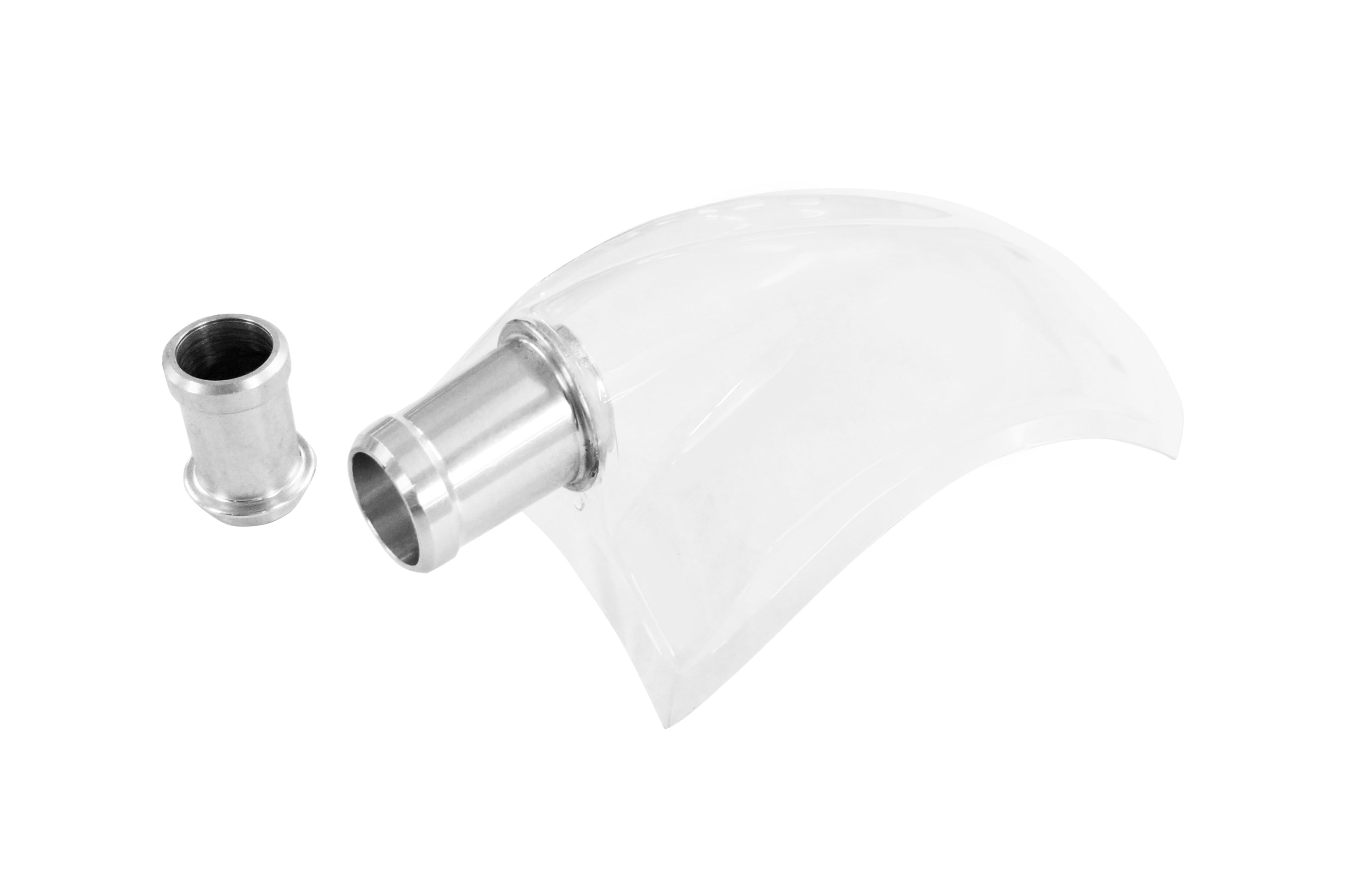SCHUBERTH 1010008099 Flat Forced air scoop clear - Small Connector Prep. with tape SP1 Photo-1 