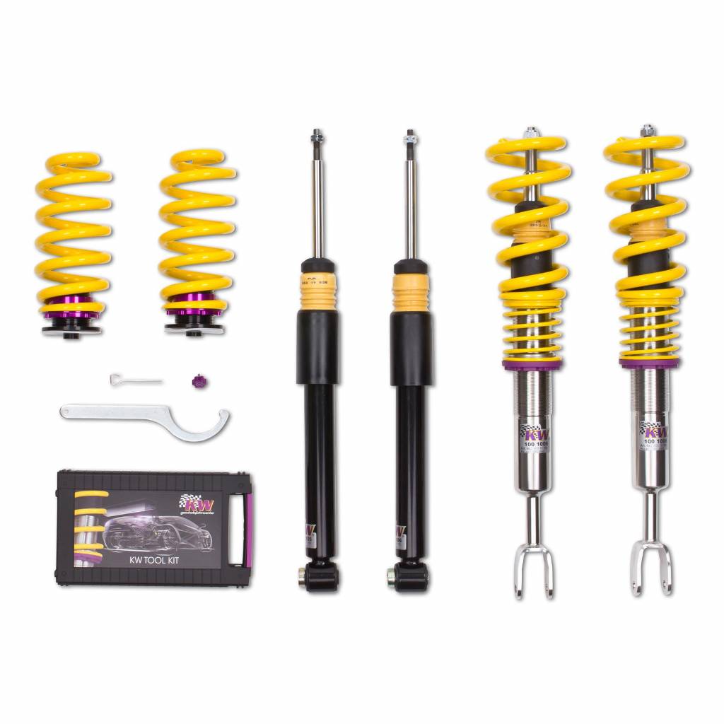 KW 10210065 Coilover Kit INOX V1 AUDI S4 (B6, B7); (8E, 8H, QB6) Photo-0 