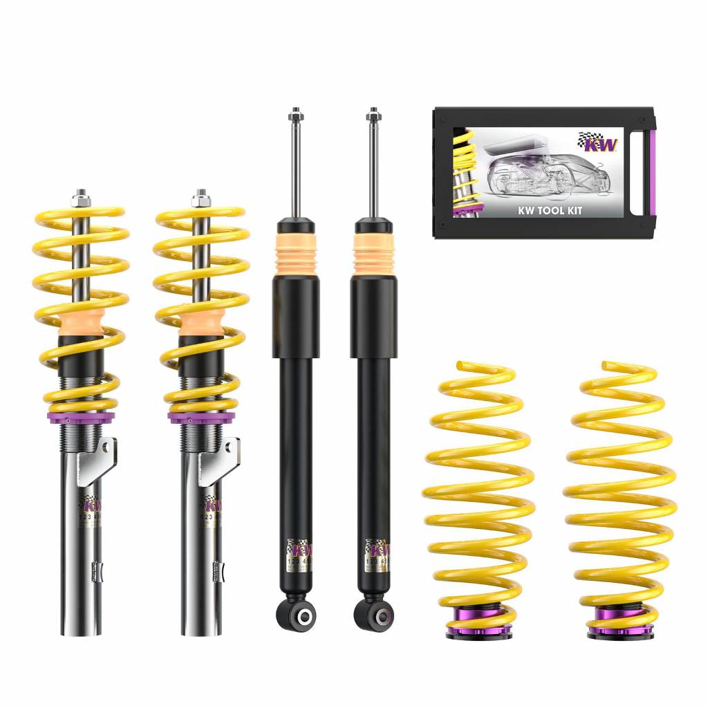 KW 10281027 Coilover Kit INOX V1 AUDI A3; (8V) Photo-0 