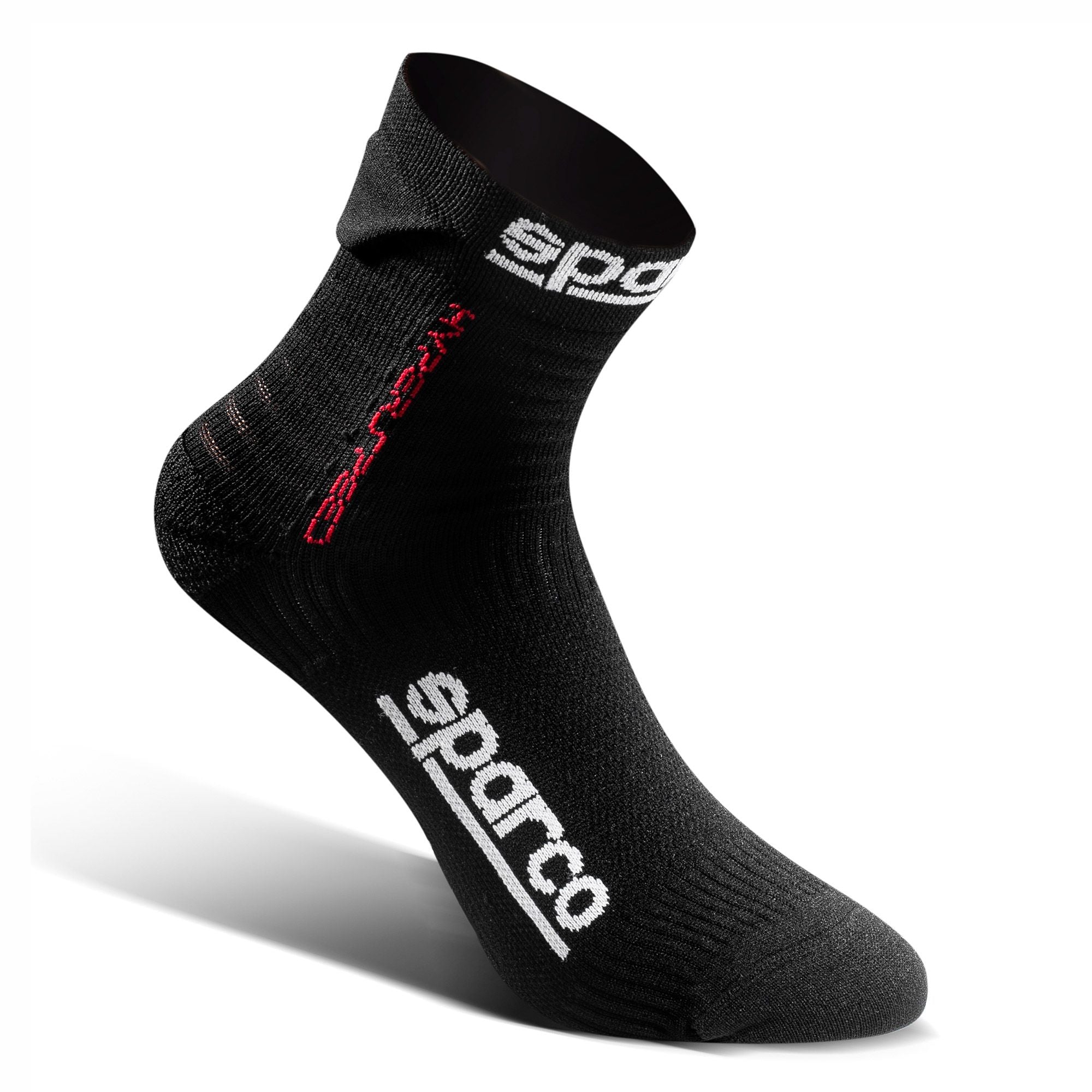 SPARCO 01290NR3839 Driving socks HYPERSPEED, black, size 38/39 Photo-0 