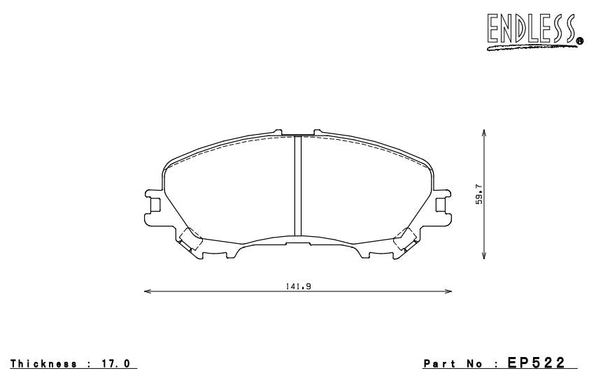 ENDLESS EP522SSY Brake Pads Photo-0 