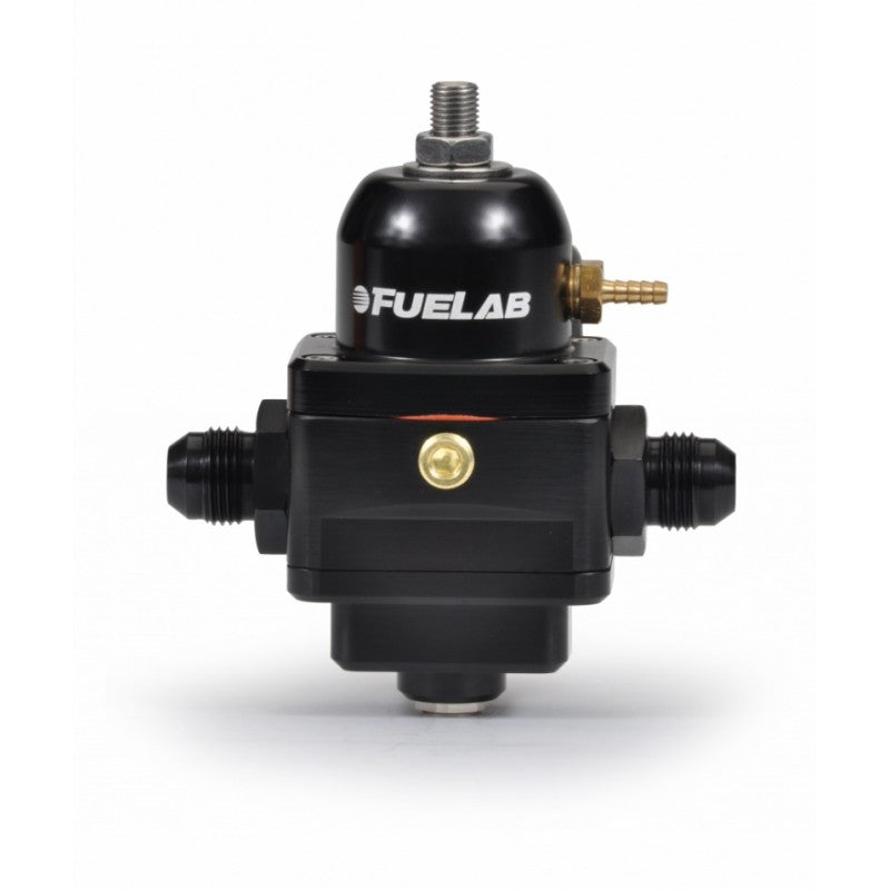 FUELAB 52901-1 Electronic Fuel Pressure Regulator EFI (25-90 psi, 6AN-In, 6AN-Out) Black Photo-0 