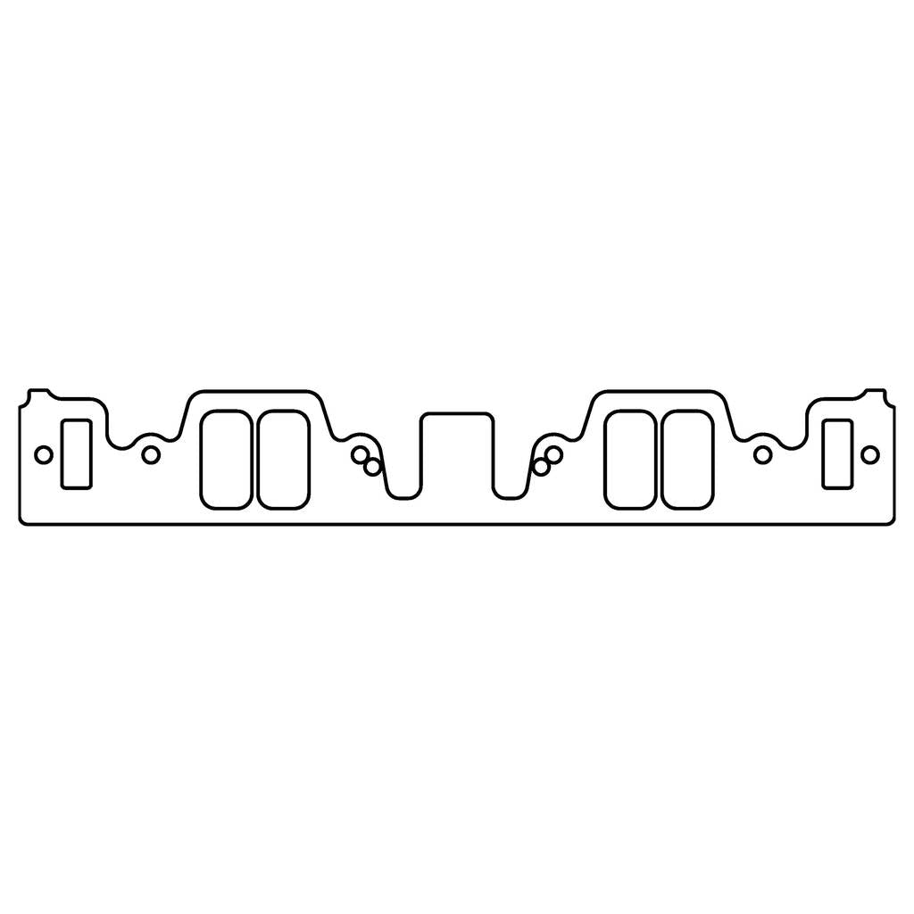COMETIC C15003-125 AMC 390/401CI V8 .125" Fiber Intake Manifold Gasket Set, Indy Head, 1.20" x 2.30" Rectangular Ports Photo-0 