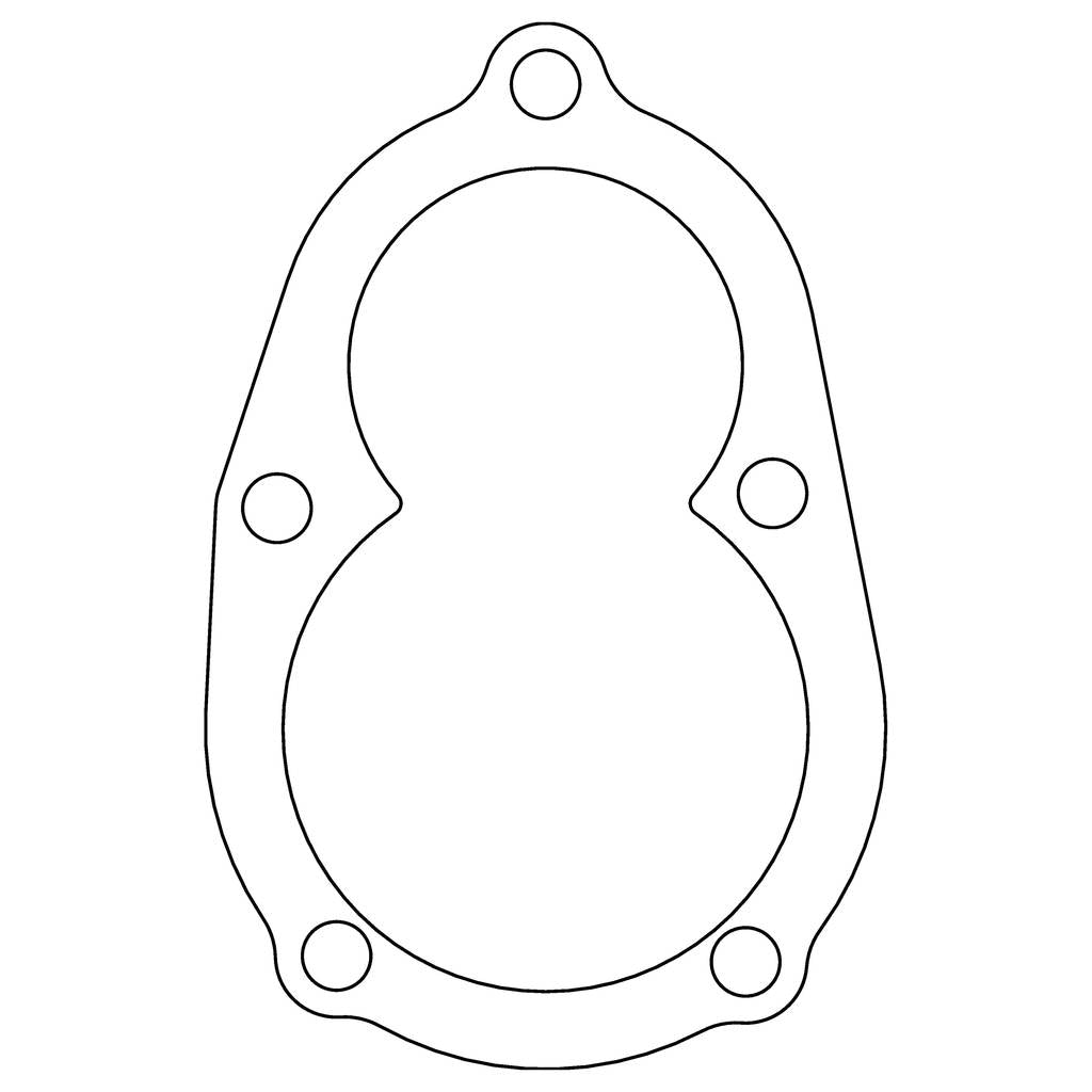 COMETIC C15122 FORD 59A Flathead V8 .010" FB Oil Pump Drive Cover Gasket, 1932-1941 Photo-0 