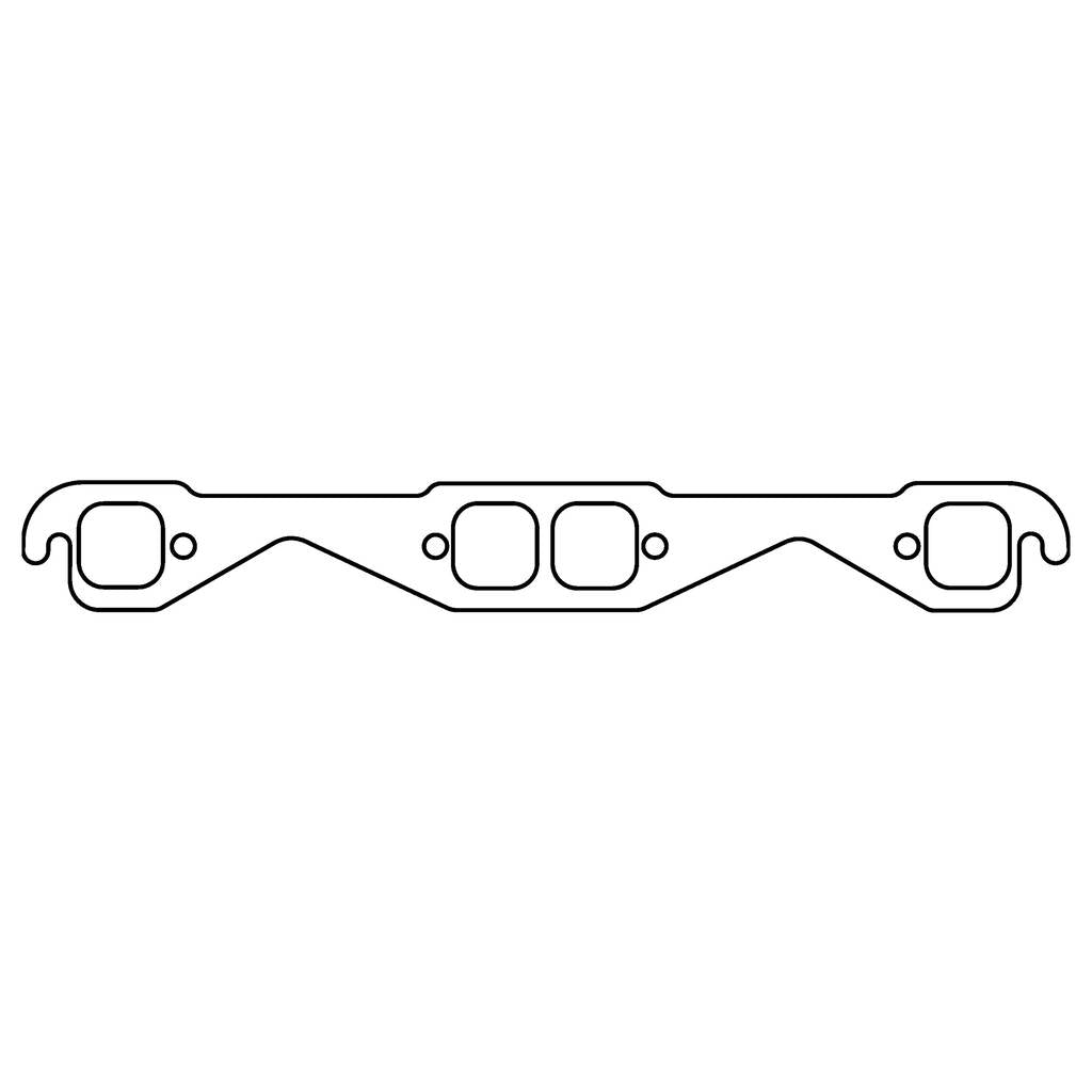 COMETIC C15612-060 CHEVROLET Gen-1 Small Block V8 .060" HTS Exhaust Manifold Gasket Set, 1.5" Square Port Photo-0 
