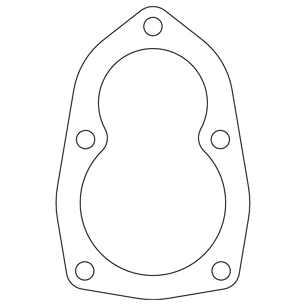 COMETIC C15130 FORD 8BA/8CM Flathead V8 .031" Fiber Oil Pump Drive Cover Gasket, 1948-1953 Photo-0 