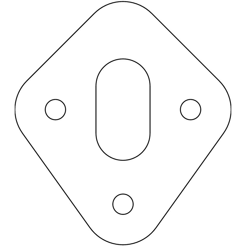 COMETIC C15131 FORD 8BA/8CM Flathead V8 .031" Fiber Dipstick Tube Gasket Photo-0 