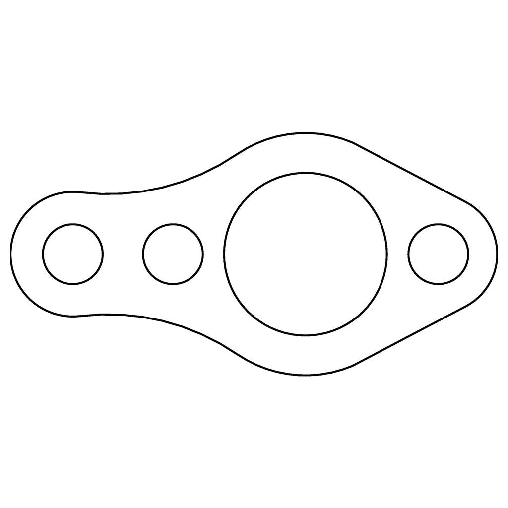 COMETIC C15618 CHEVROLET Gen-1 Small Block V8 .031" Fiber Water Pump Mounting Gasket Photo-0 