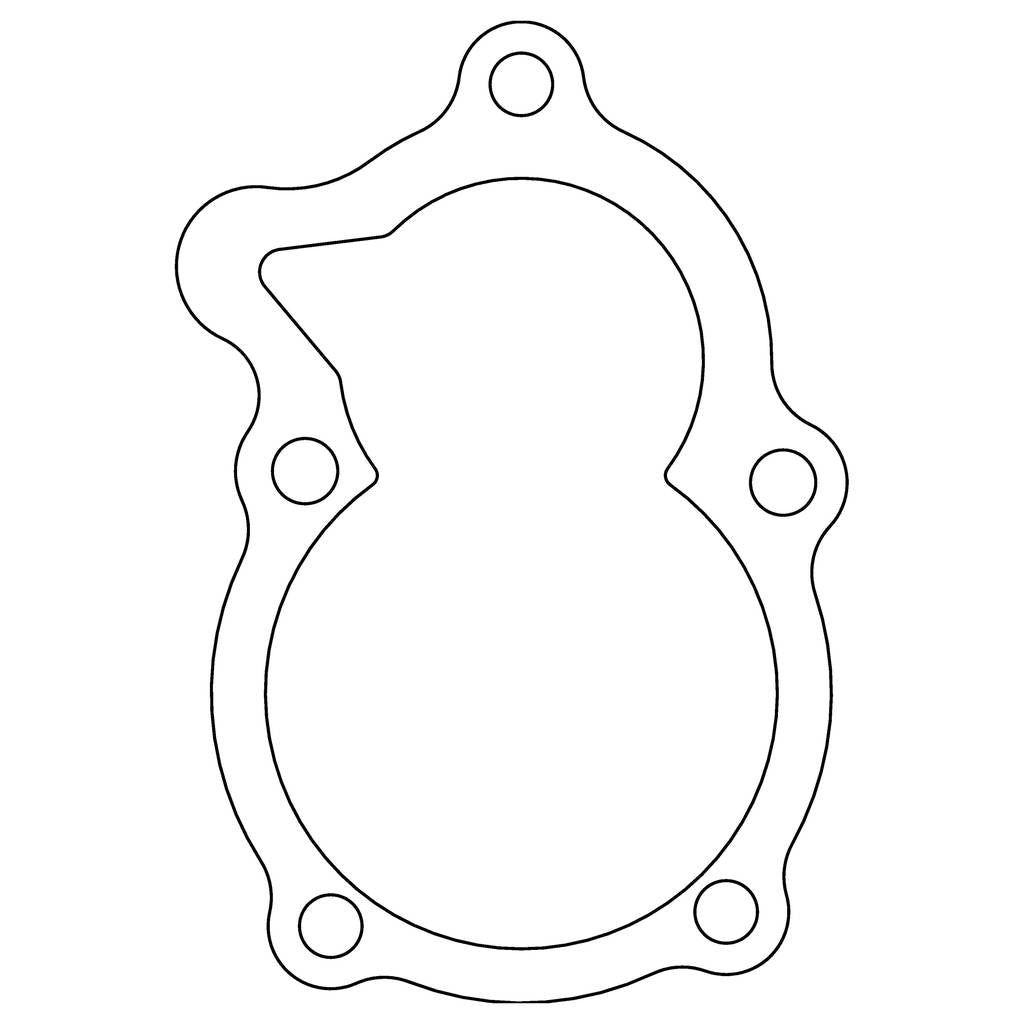 COMETIC C15123 FORD 59A Flathead V8 .010" FB Oil Pump Drive Cover Gasket, 1945-1948 Photo-0 