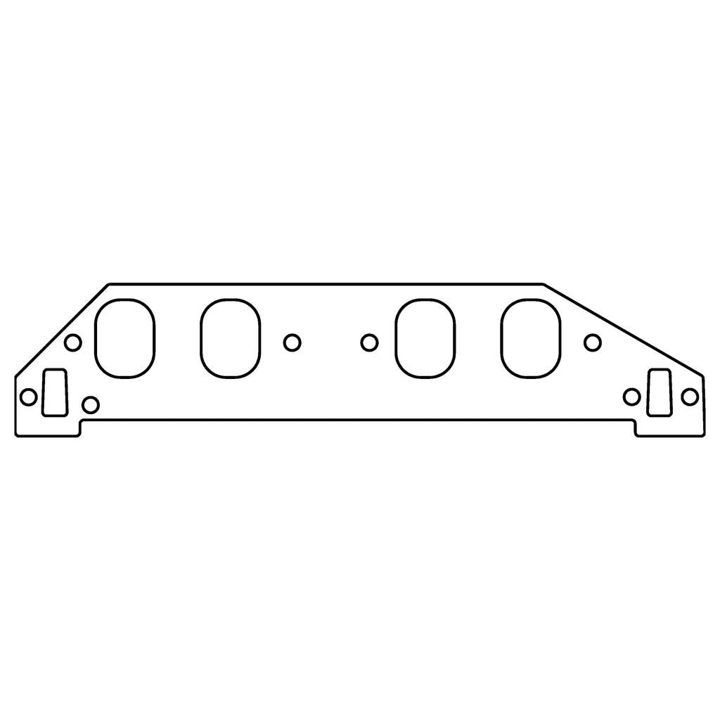 COMETIC C15506-060 CHEVROLET Mark-IV; GM Gen-V/VI Big Block V8 .060" Fiber Intake Manifold Gasket, With Pro-Filer Hitman 12 D Photo-0 