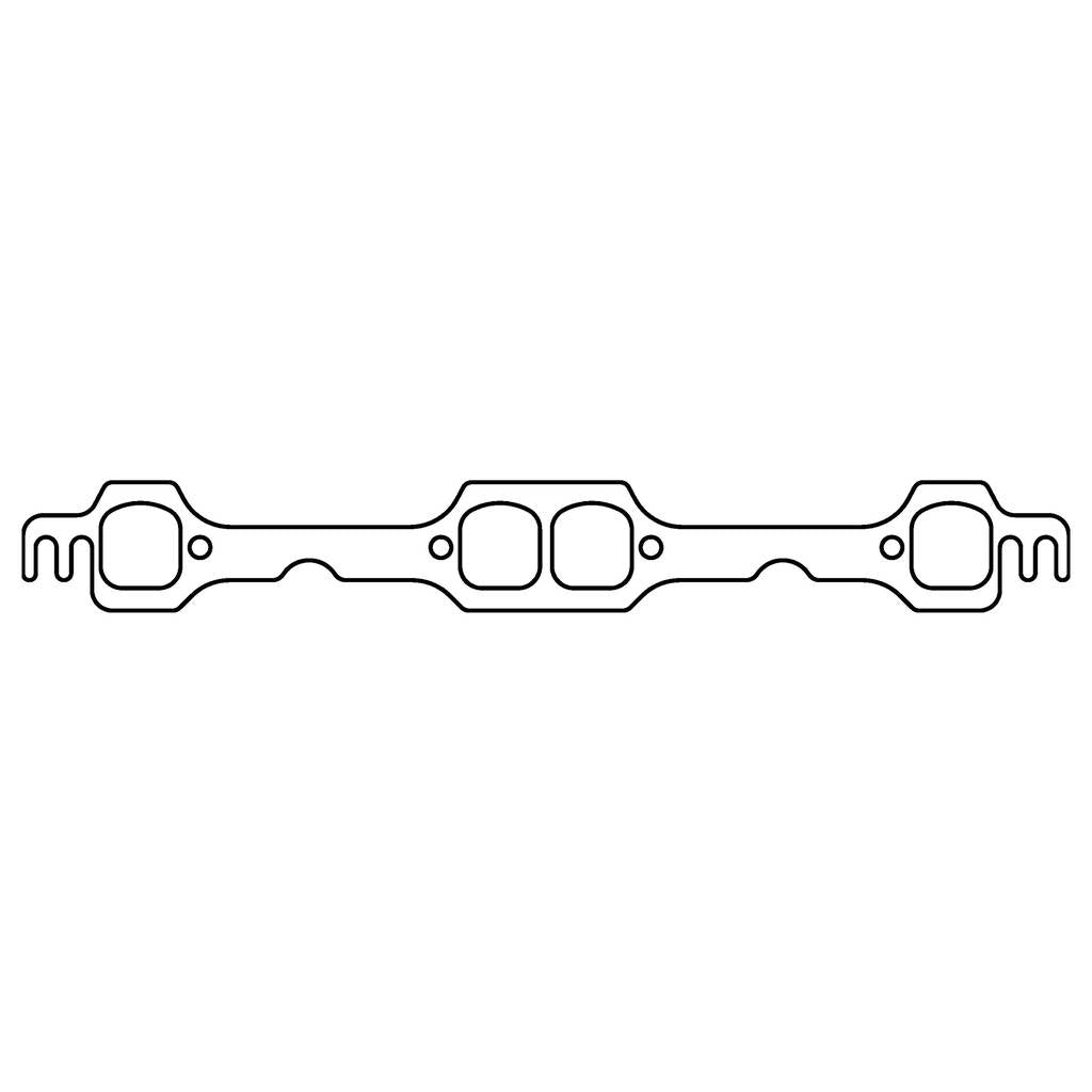 COMETIC C15347C GM LT1/LT4 Gen-2 Small Block V8 .043" Copper Exhaust Manifold Gasket Set, 1.600" x 1.500" D-Ports Photo-0 