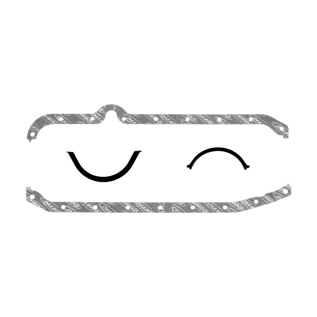 COMETIC C5294 CHEVROLET Gen-1 Small Block V8 .094" Fiber Oil Pan Gasket Kit, Right Side Dipstick, Thick Front Seal Photo-0 