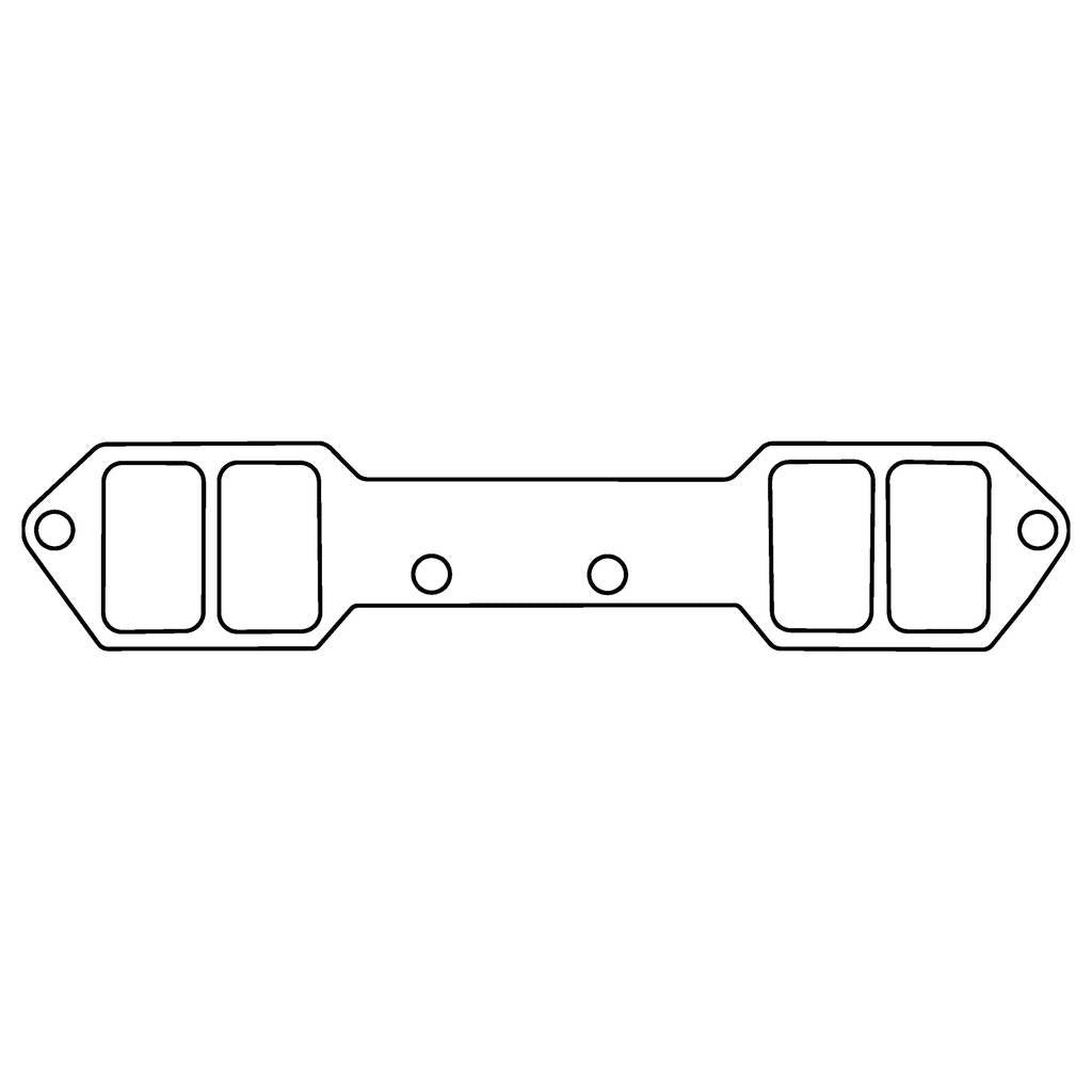 COMETIC C5306 CHEVROLET Gen-1 Small Block V8 .060" Fiber Intake Manifold Gasket Set, 2.150" x 1.250" Rectangular Ports, 18 De Photo-0 