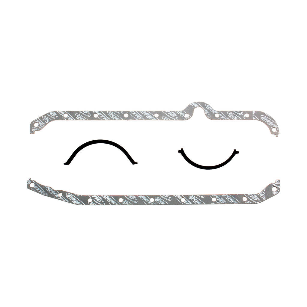COMETIC C5296 CHEVROLET Gen-1 Small Block V8 .094" Fiber Oil Pan Gasket Kit, Right Side Dipstick, Thin Front Seal Photo-0 