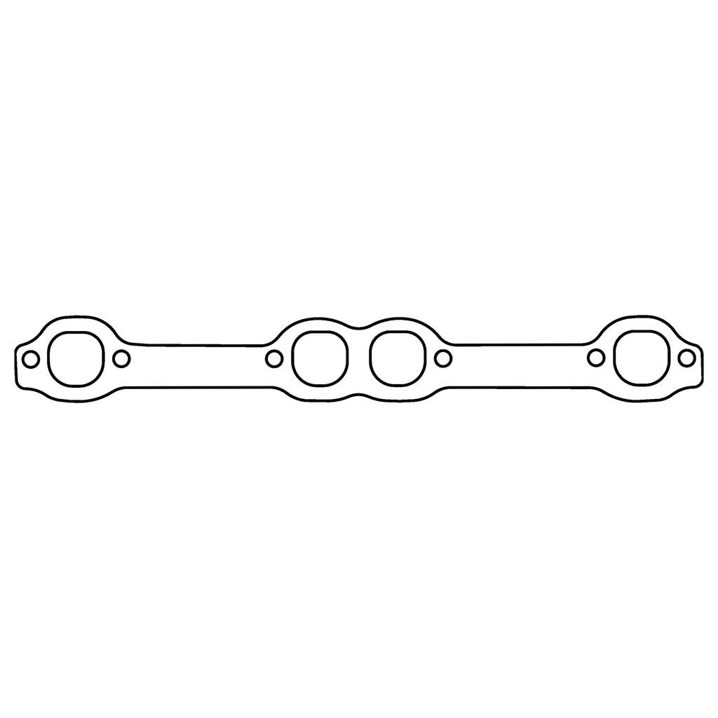 COMETIC C5314-064 CHEVROLET Gen-1 Small Block V8 .064" AM Exhaust Gasket Set, 1.500" x 1.470" Ports, 18 Degree Head Photo-0 