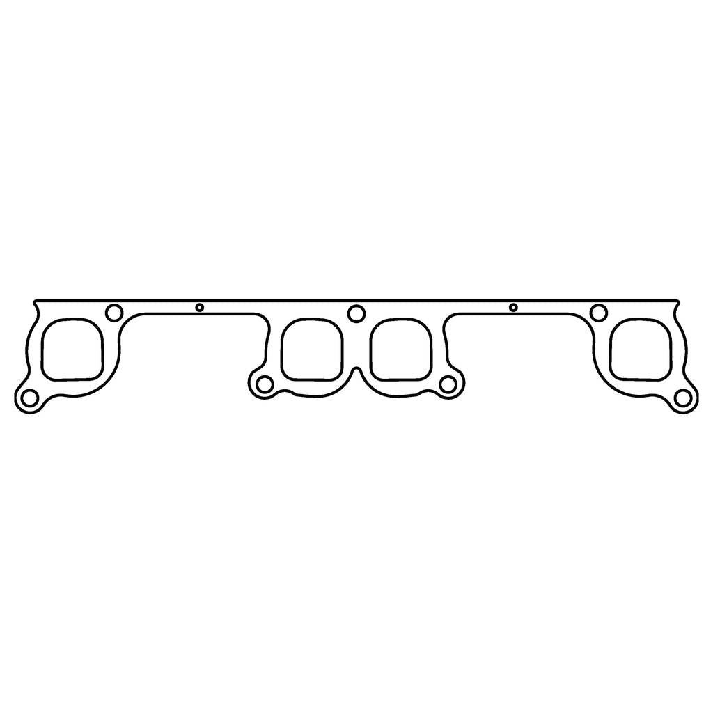 COMETIC C5928-030 CHEVROLET Gen-1 Small Block V8 .030" MLS Exhaust Manifold Gasket Set, Brodix 12 x 12 Head/Weld Tech Manifol Photo-0 