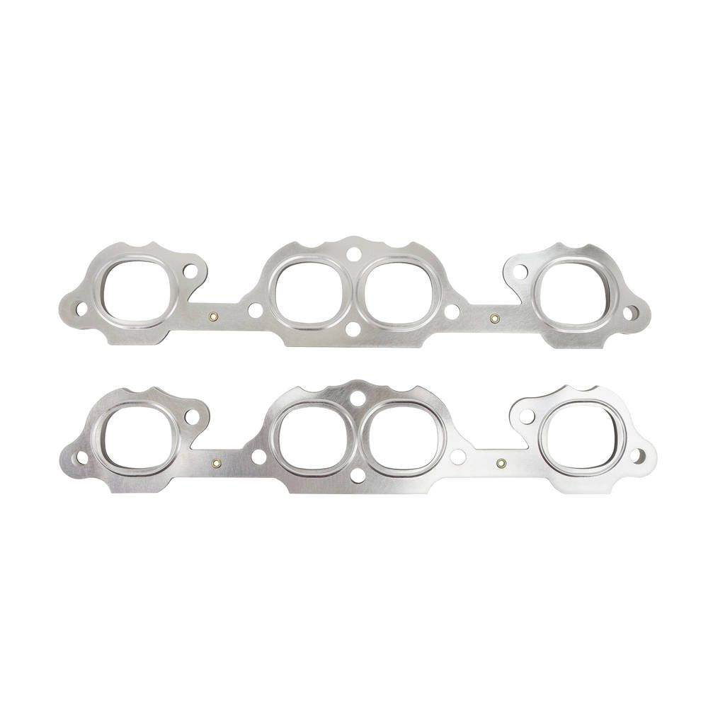 COMETIC C5552-030 GM SB2.2 Small Block V8 .030" MLS Exhaust Manifold Gasket Set, 1.500" x 1.600" Ports Photo-0 