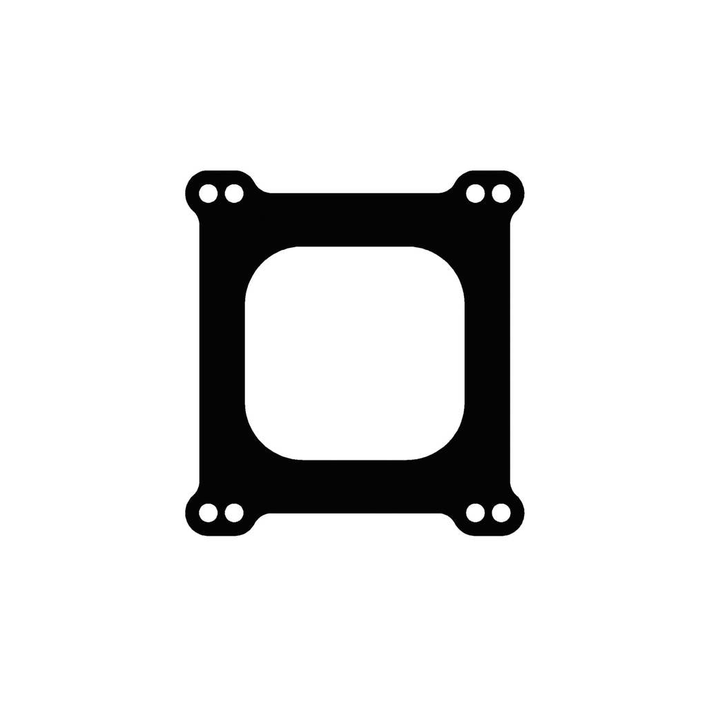 COMETIC C5263-188 Holley 4 Barrel 4150 Style .188" Fiber Carburetor Gasket, 3.770" x 3.880", Open Plenum Photo-0 