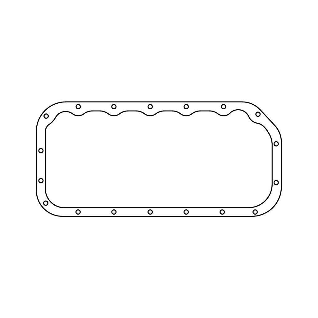 COMETIC C4834 TOYOTA 2RZ-FE/3RZ-FE Oil Pan Gasket, 1997-2004 Photo-0 